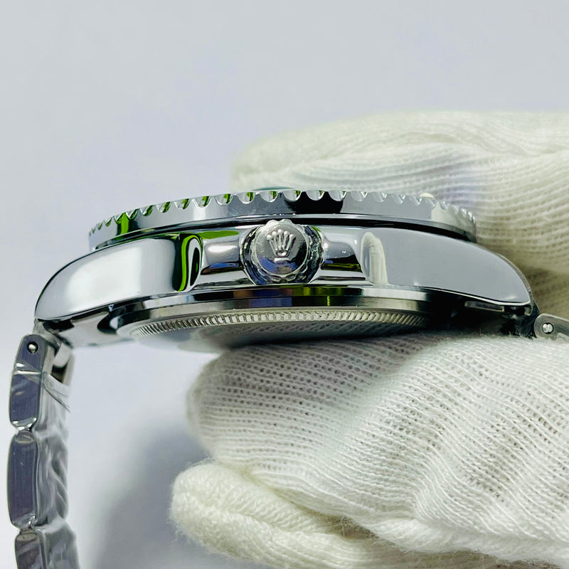Luxury Rolex Submariner Blue Dial Men's Watch – Silver Bracelet | Oyster Perpetual Date | Waterproof 1000ft |  Quartz Movement
