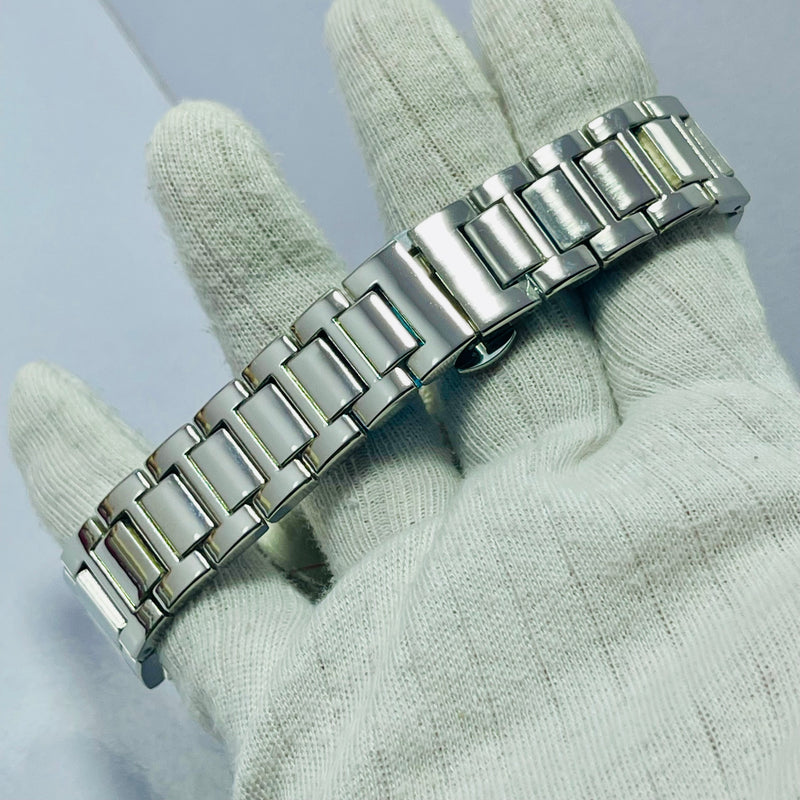 Limited Edition White Dial Men's Watch –  Silver Bracelet _Mineral Glass _Superlative Finish