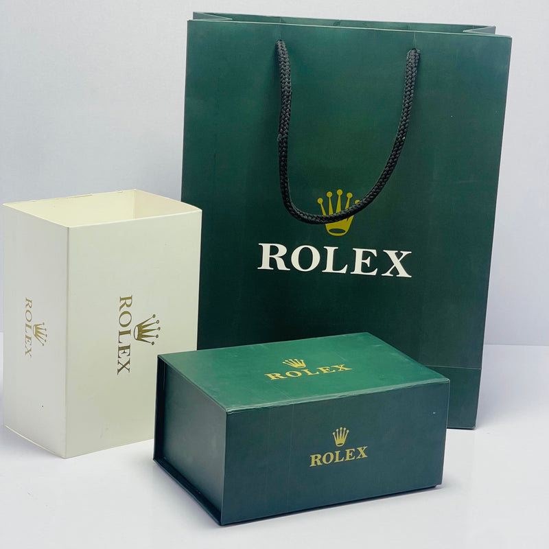Luxury Rolex Submariner Blue Dial Men's Watch – Silver Bracelet | Oyster Perpetual Date | Waterproof 1000ft |  Quartz Movement