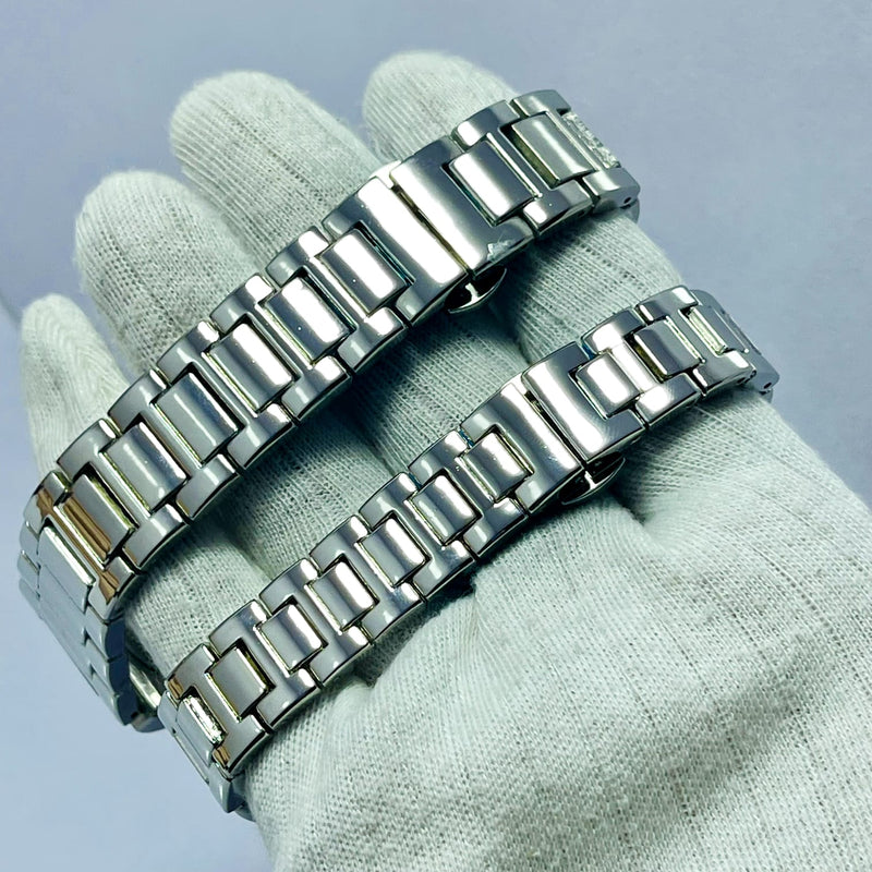 Limited Edition White Dial Couple Watch –  Silver Bracelet _Mineral Glass _Superlative Finish
