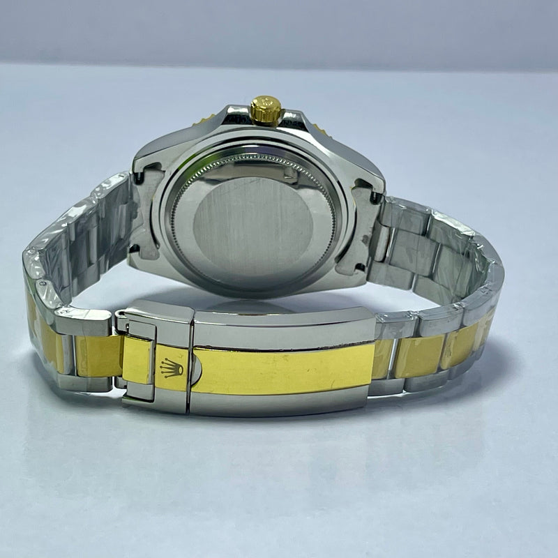 Luxury Rolex Submariner Black Dial Men's Watch – Two-Tone Gold & Silver Bracelet | Oyster Perpetual Date | Waterproof Resistance | Quartz Movement