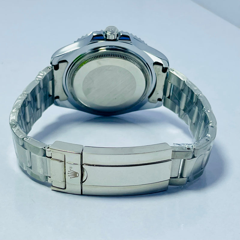 Luxury Rolex Submariner Blue Dial Men's Watch – Silver Bracelet | Oyster Perpetual Date | Waterproof 1000ft |  Quartz Movement