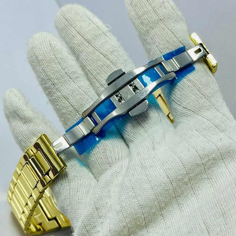 Limited Edition GOLDEN Dial Men's Watch –  GOLDEN Bracelet _Mineral Glass _Superlative Finish