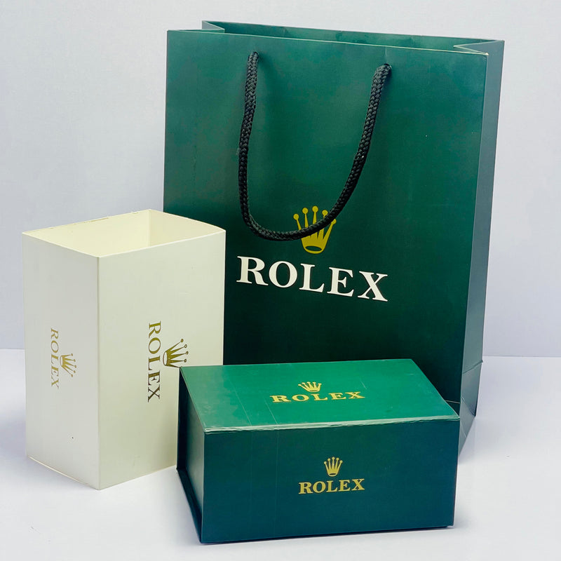 Luxury Rolex Submariner Blue Dial Men's Watch – Two-Tone Gold & Silver Bracelet | Oyster Perpetual Date | Waterproof 1000ft | Quartz Movement