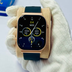 Smart Watch for Men & Women – 1.9” Full Touch HD Display, Gold Alloy Case, Fitness Tracker with Heart Rate, Sleep Monitor, Weather, and Multi-Sport Modes – iOS & Android Compatible