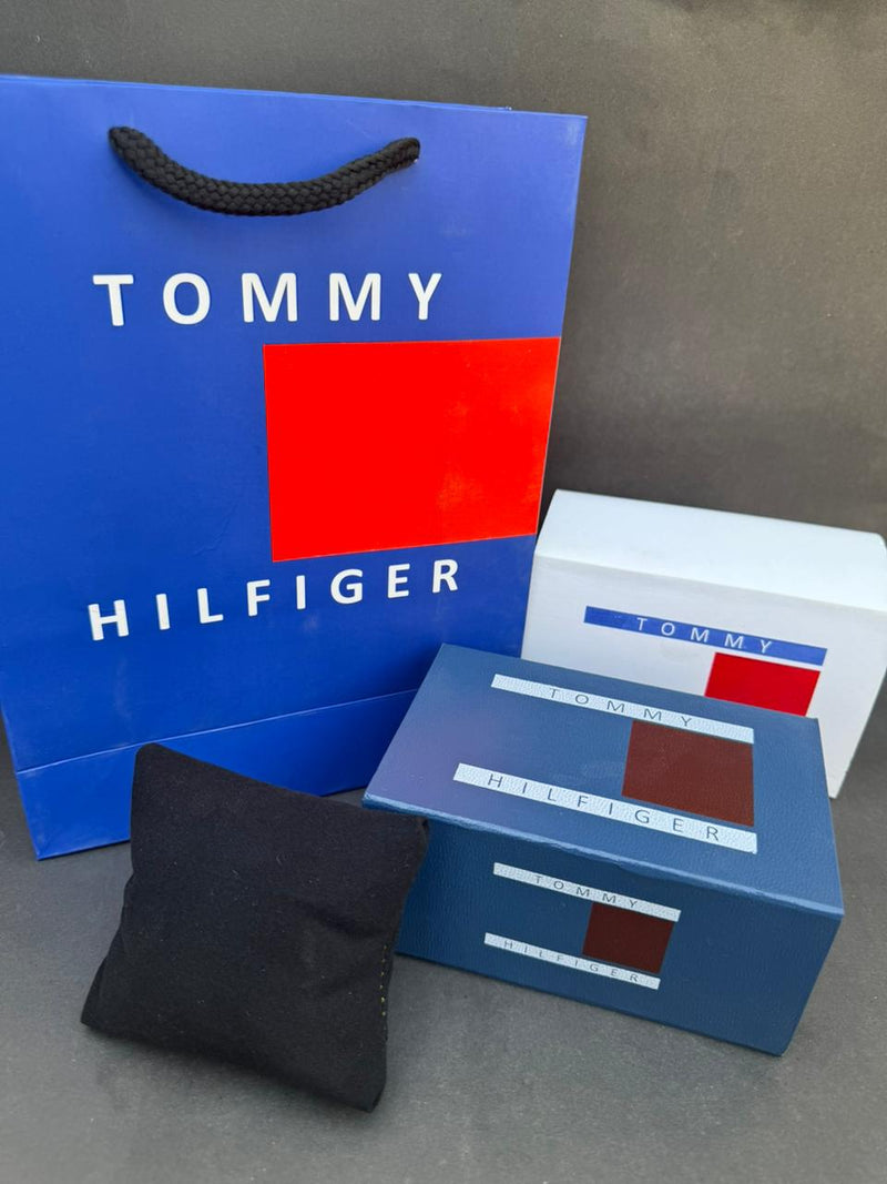 Tommy Hilfiger Skeleton Automatic Watch For Man With Box & Handcarry