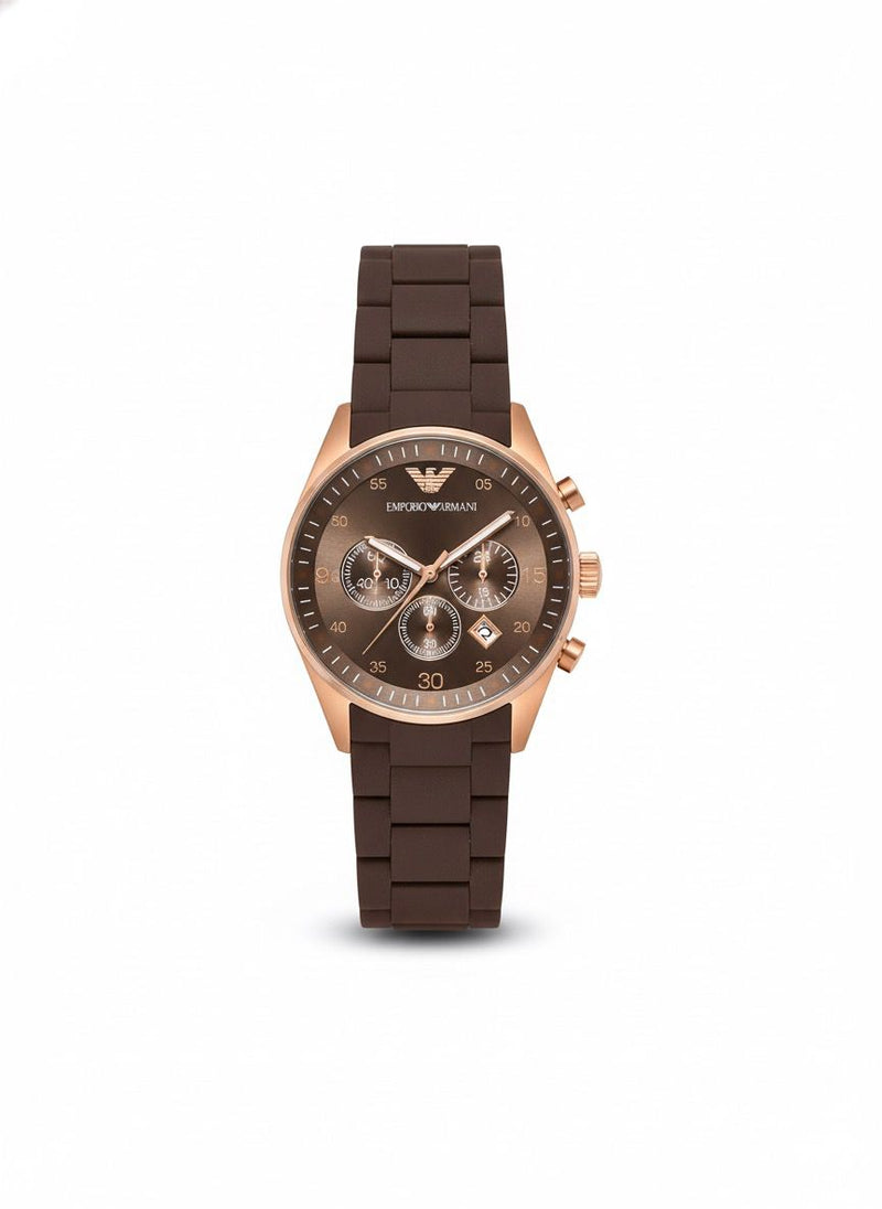 Emporio Armani Chronograph Watch With Original Box & Handcarry