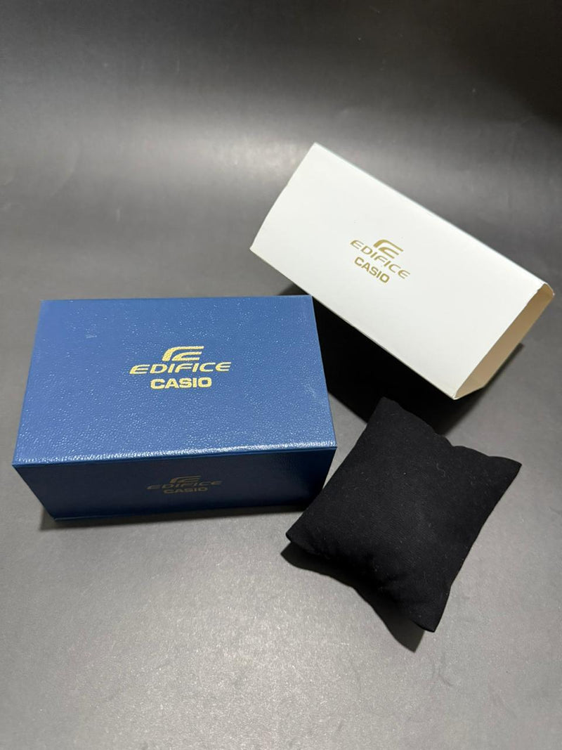 EDIFICE CASIO Chronograph Men Original Watch With Original Box