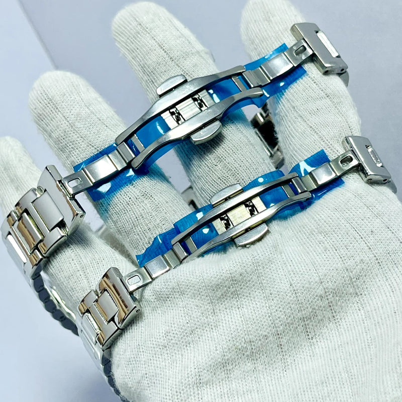 Limited Edition White Dial Couple Watch –  Silver Bracelet _Mineral Glass _Superlative Finish